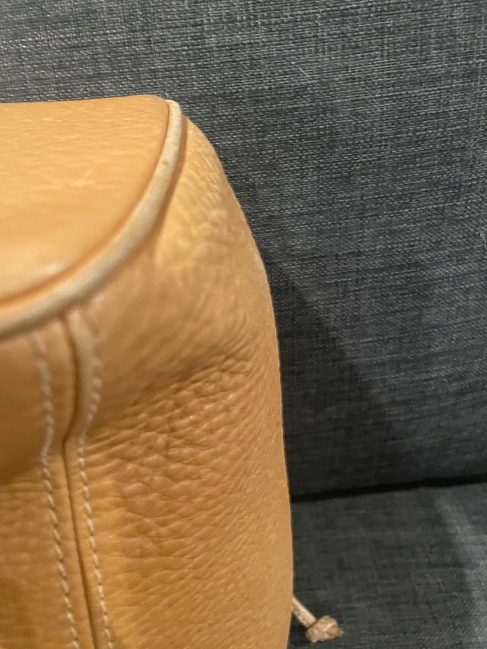 Vintage, Made in Italy, Coach Sonoma small backpack in pebbled leather. #4911. - Picture 13 of 16